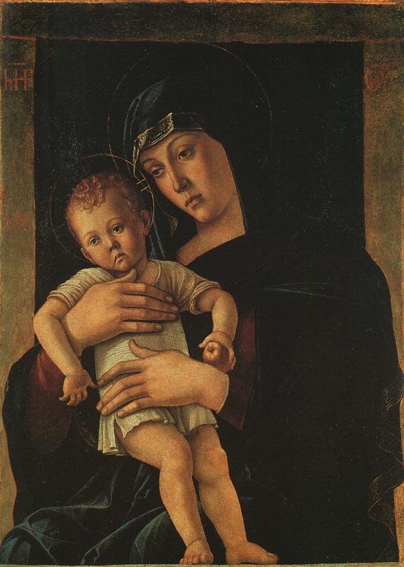 Giovanni Bellini Greek Madonna Sweden oil painting art